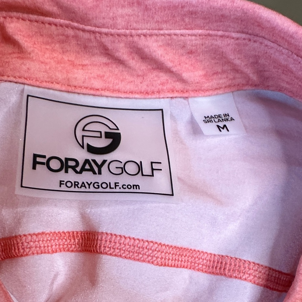 FORAY GOLF Core Sleeveless Polo in Pink - LPGA logo - Picture 14 of 17